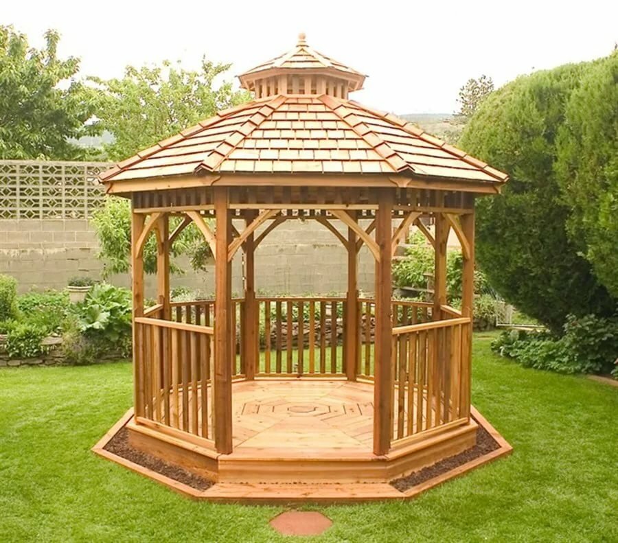 wooden gazebo беседки фото