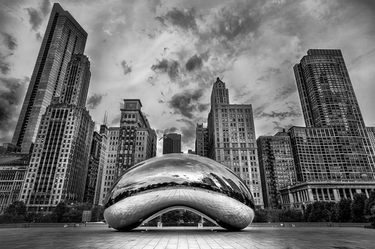 chicago чб фото
