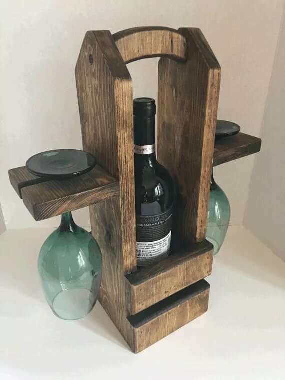 подставки под винные бутылки из дерева фото