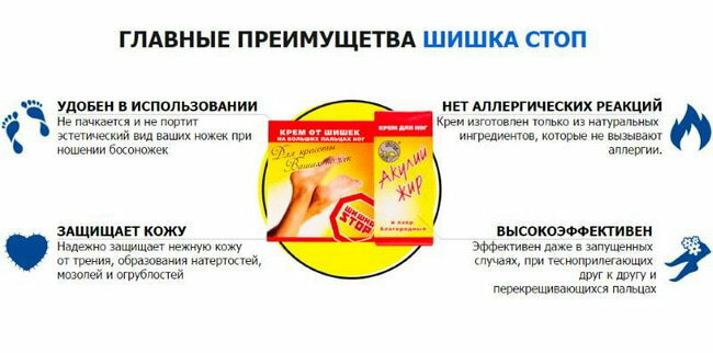 крем от шишки на ноге фото