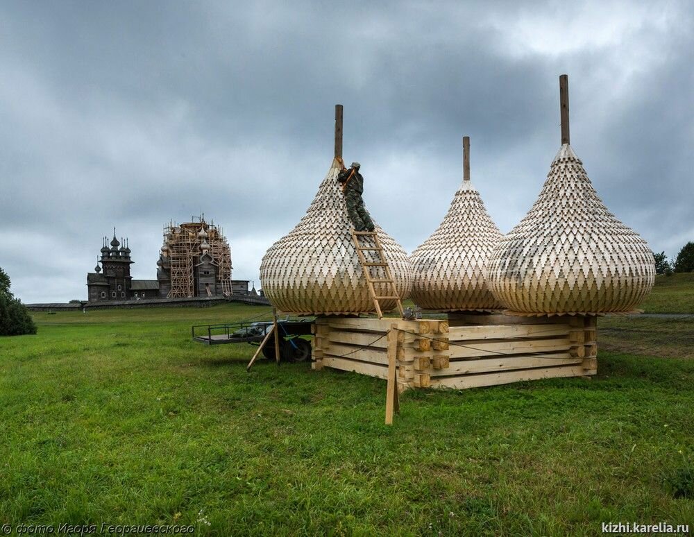 преображенская церковь на острове кижи реконструкция фото