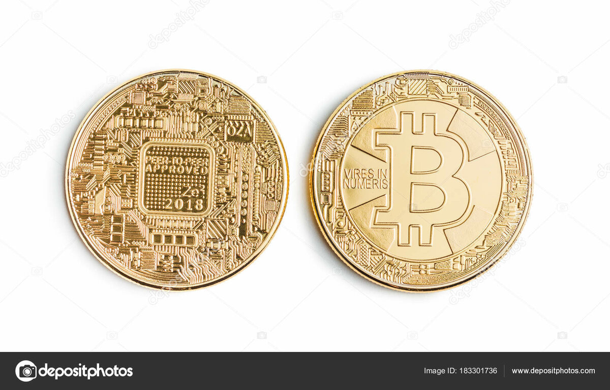 монета биткоин фото