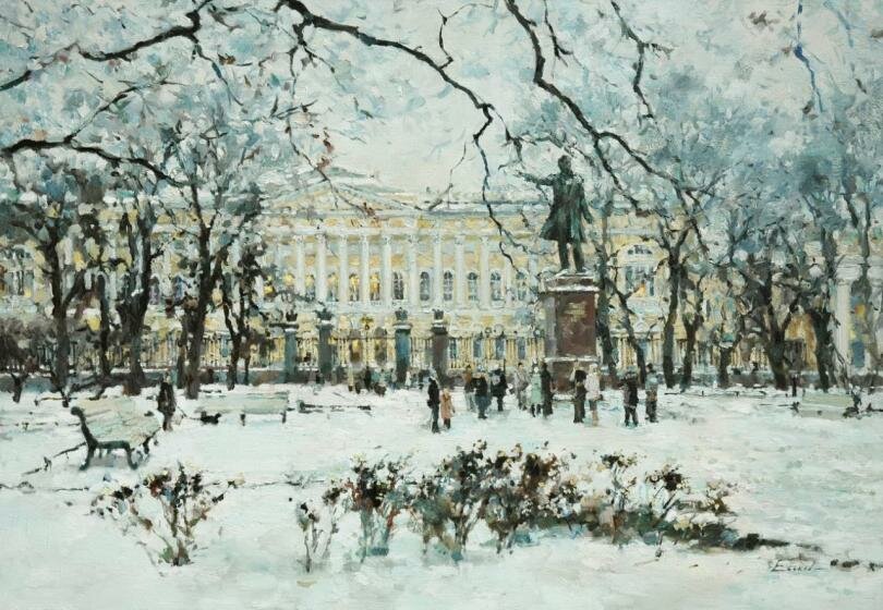 еськов художник санкт-петербург зимний дворец фото