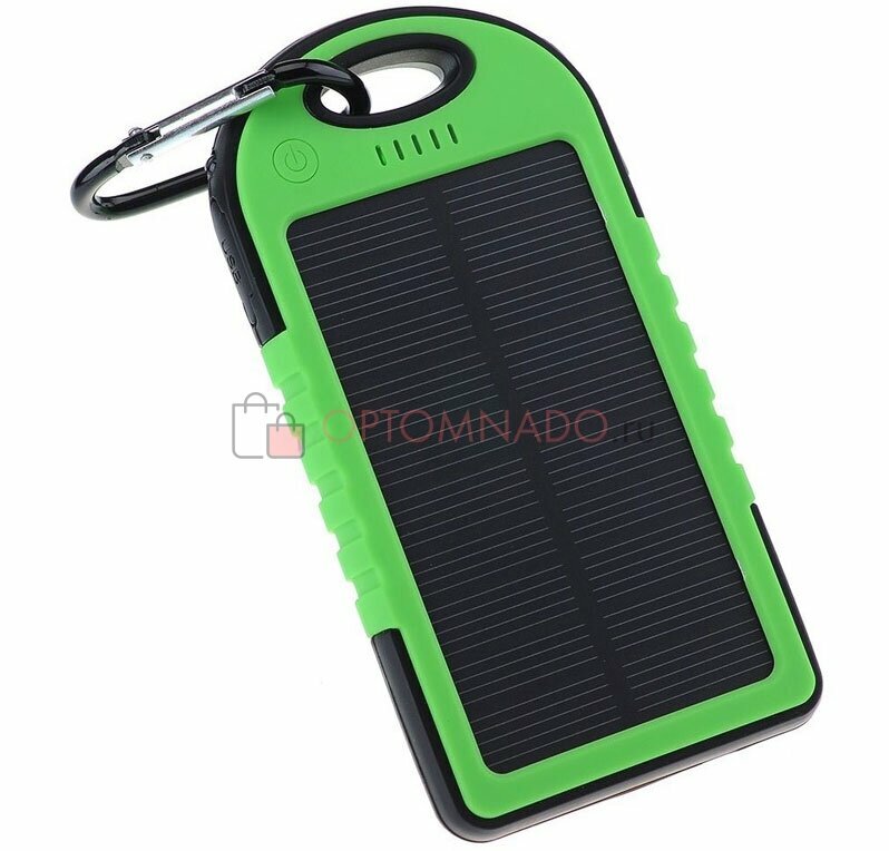 power bank на солнечных батареях solar charger 5000mah фото
