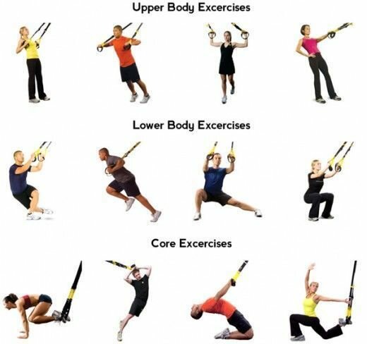петли trx упражнения фото