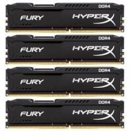 оперативная память kingston hyperx fury [hx424c15fbk2/8] 8 гб фото