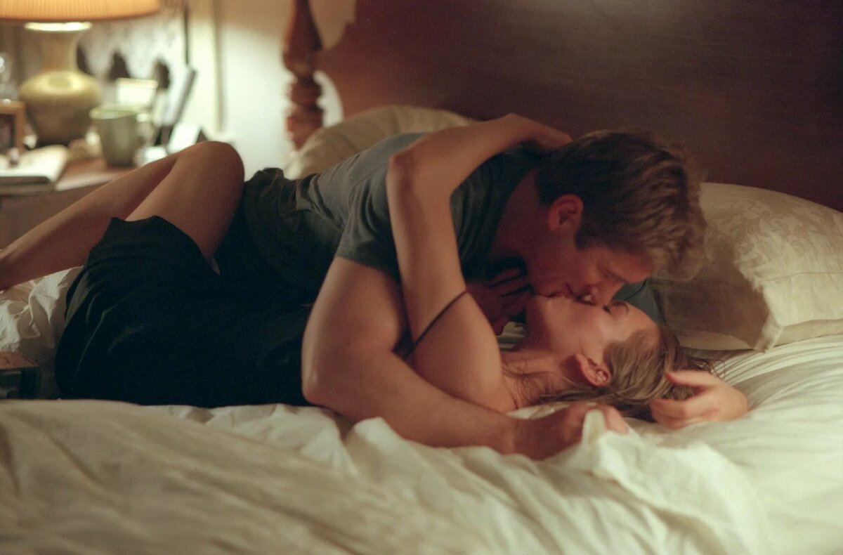 Hot sex in bed in movie