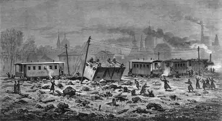 взрыв свитского поезда под москвой (1879) фото