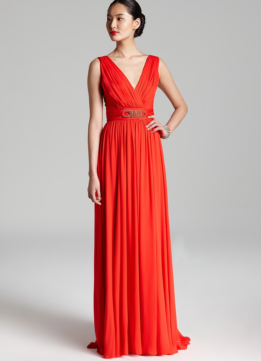 длинные вечерние платья фото
