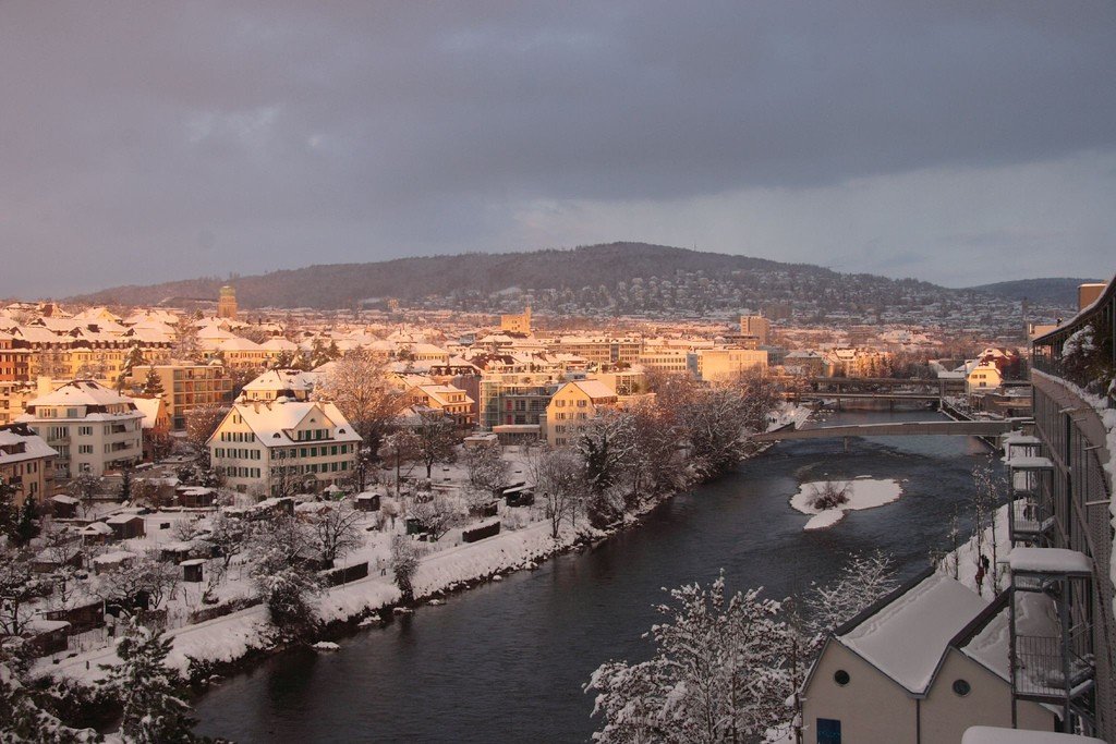 зима в берне швейцария фото