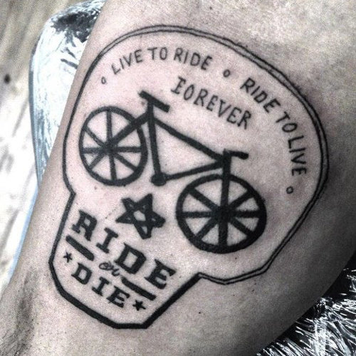 ride or die bmx тату фото