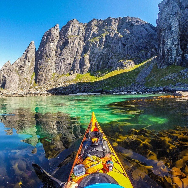 каякинг норвегия фото