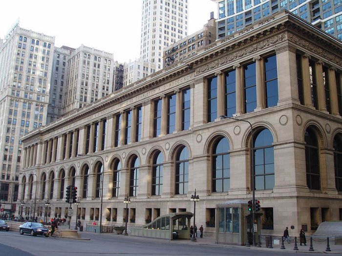 чикагский культурный центр (сша) — 1897 год. фото