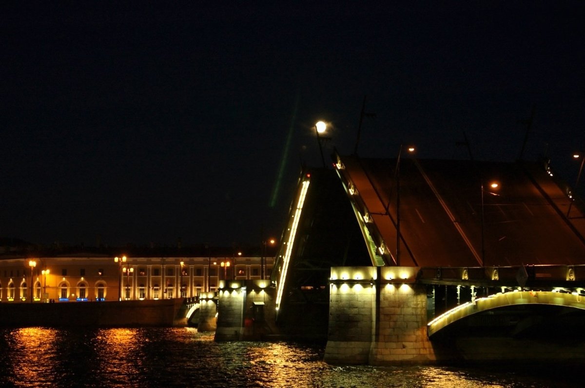 разводные мосты в санкт петербурге фото