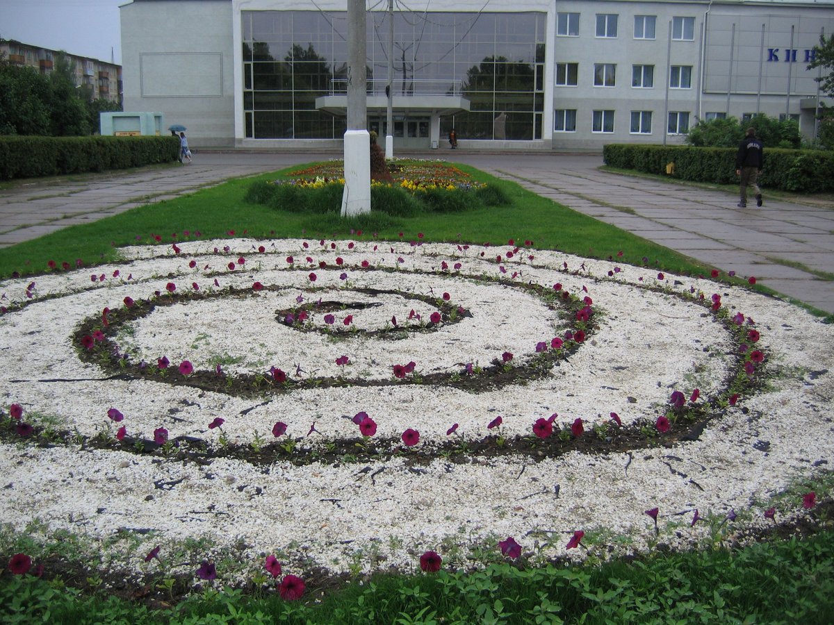 цветочные клумбы фото
