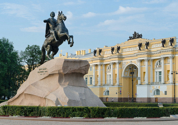 достопримечательности питера медный всадник фото