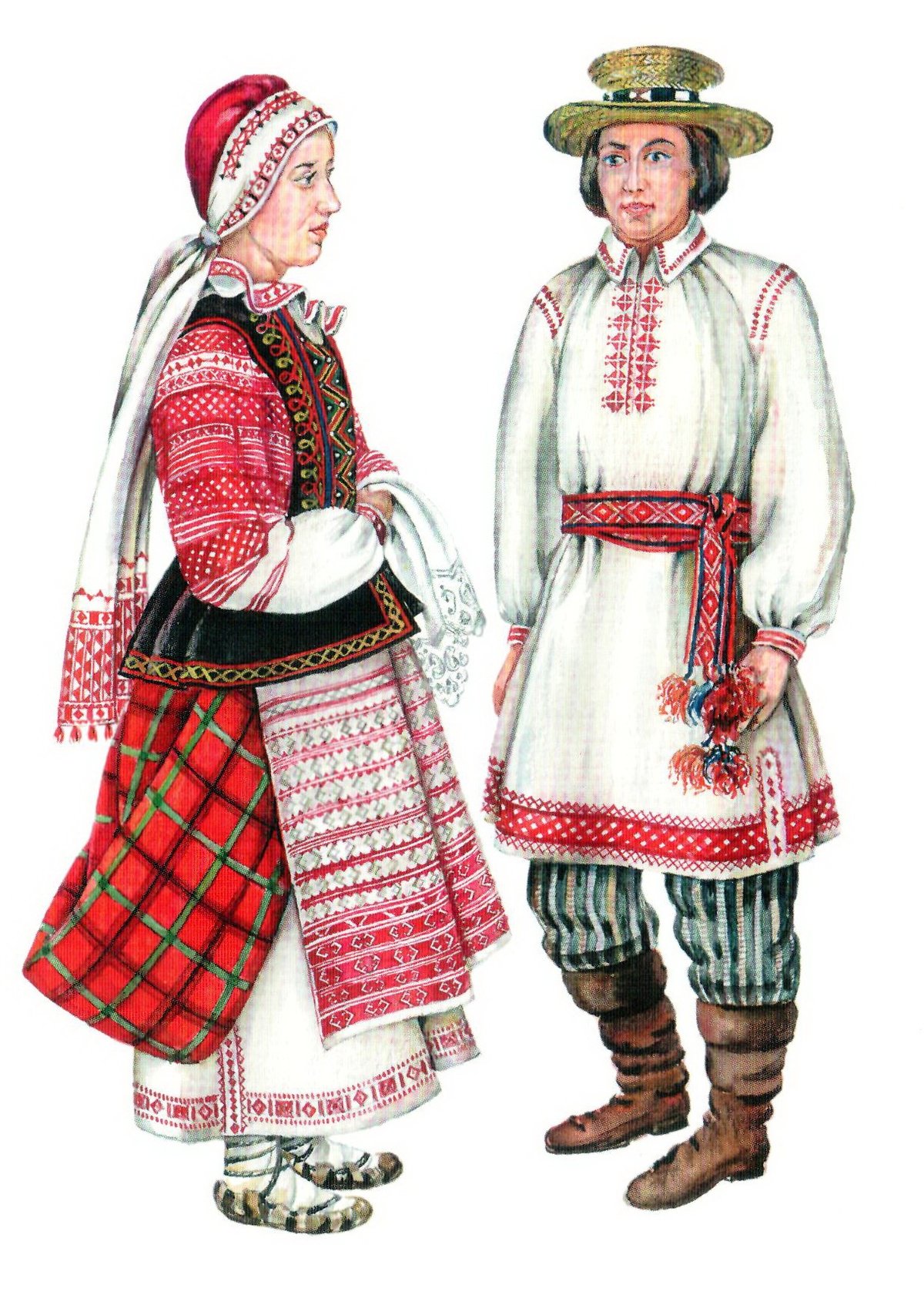 белорусский национальный костюм фото
