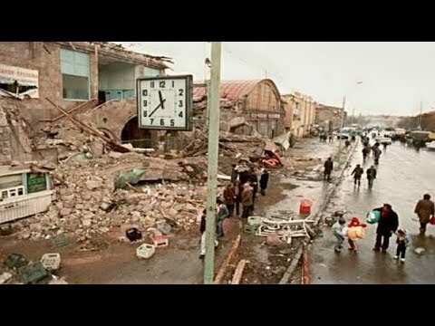 спитакское землетрясение фото
