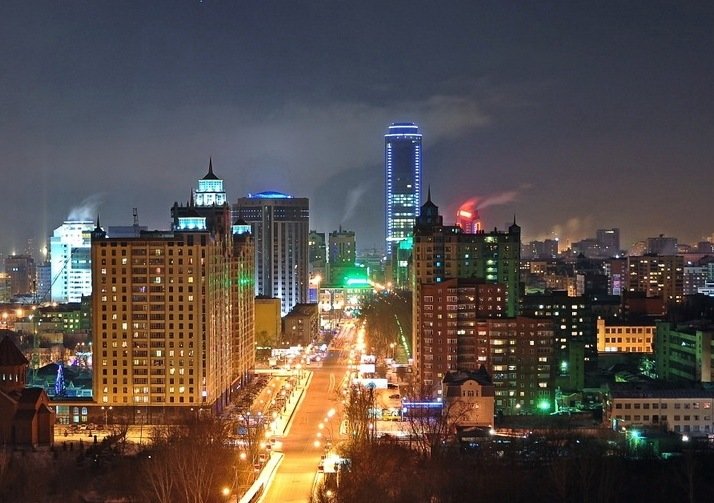 ночной екатеринбург фото