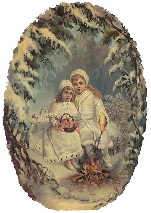 с рождеством ретро фото