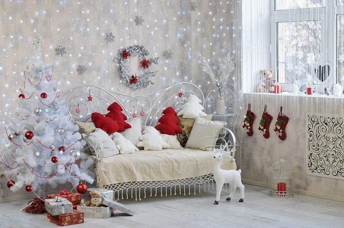 новогодний интерьер фото