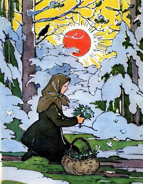 маршак двенадцать месяцев картинки фото