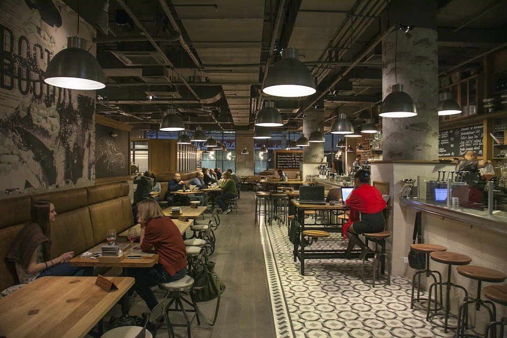 boston seafood & bar, москва, лесная улица фото