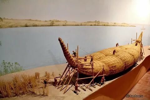 папирусные лодки древнего египта фото
