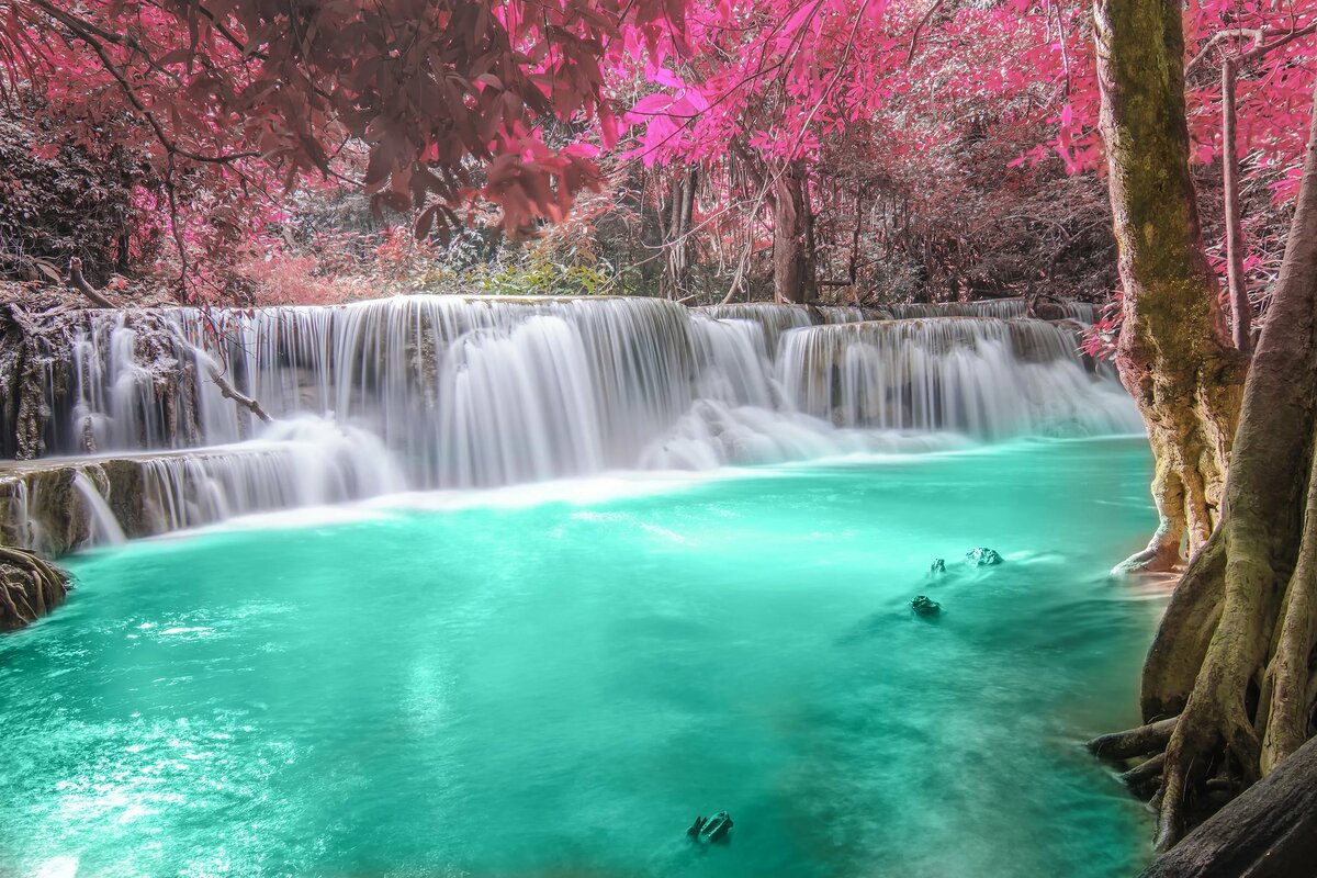 красивые водопады фото