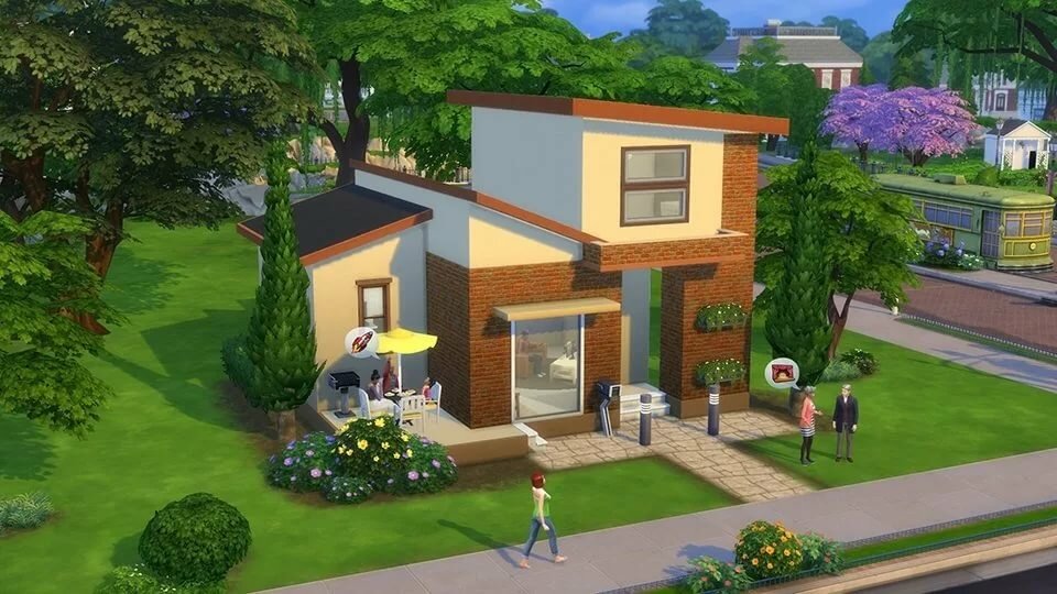 sims 4 дом фото