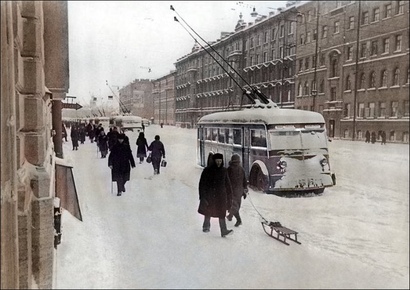 зима 1941 в ленинграде фото