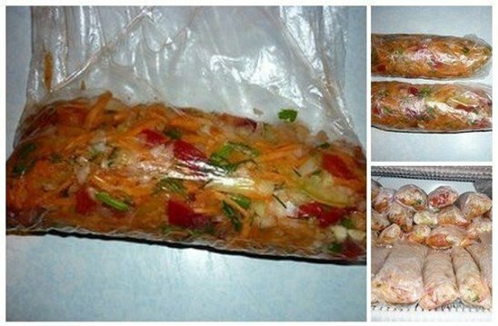 заморозка овощей на зиму фото