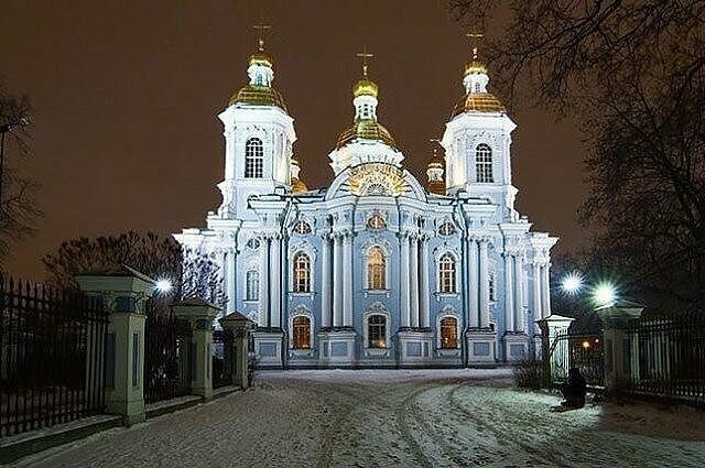никольский морской собор в санкт-петербурге зима фото
