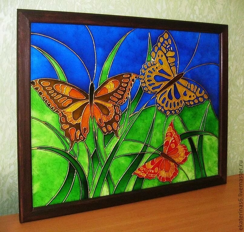 Краски по стеклу в картинках