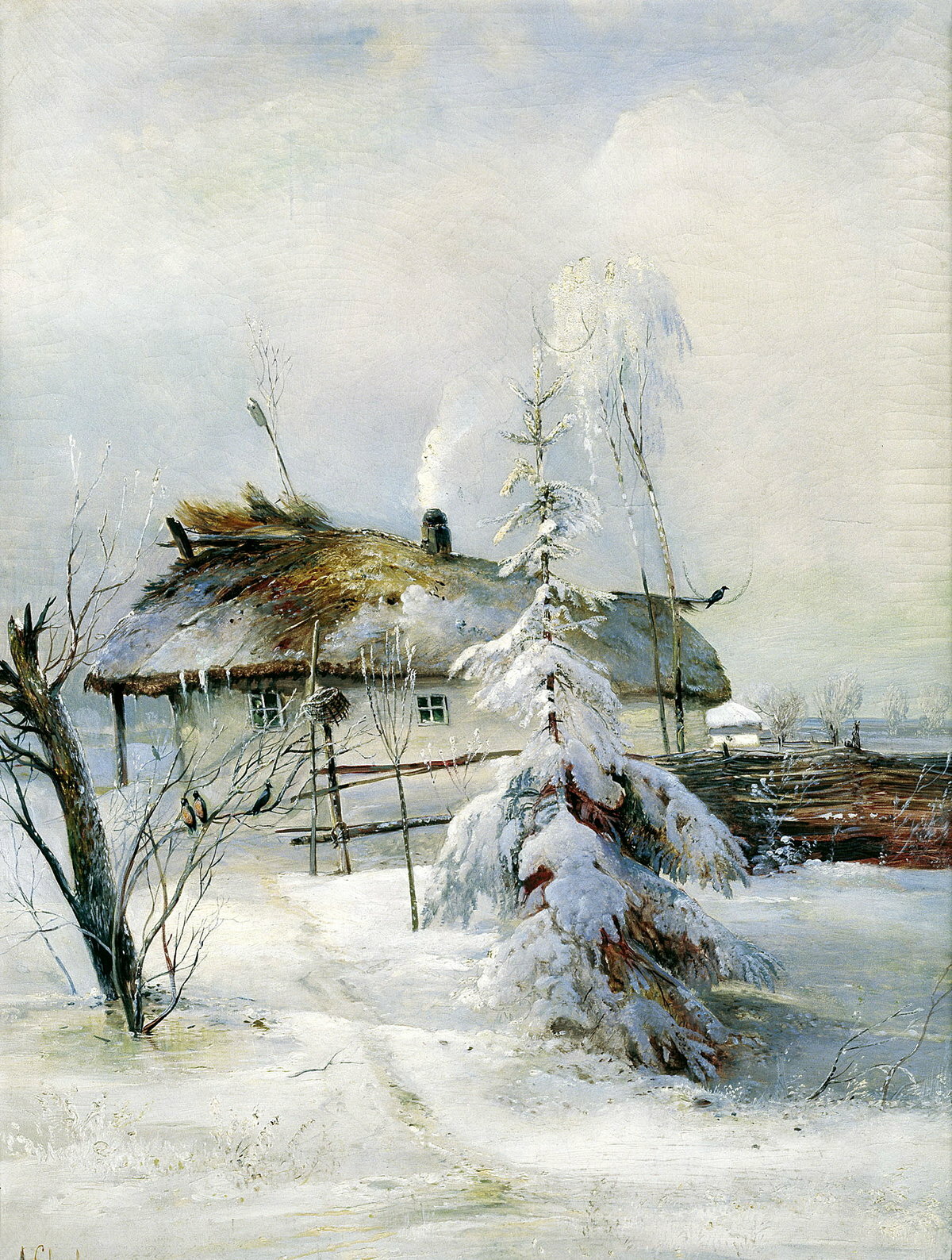 саврасов зима фото