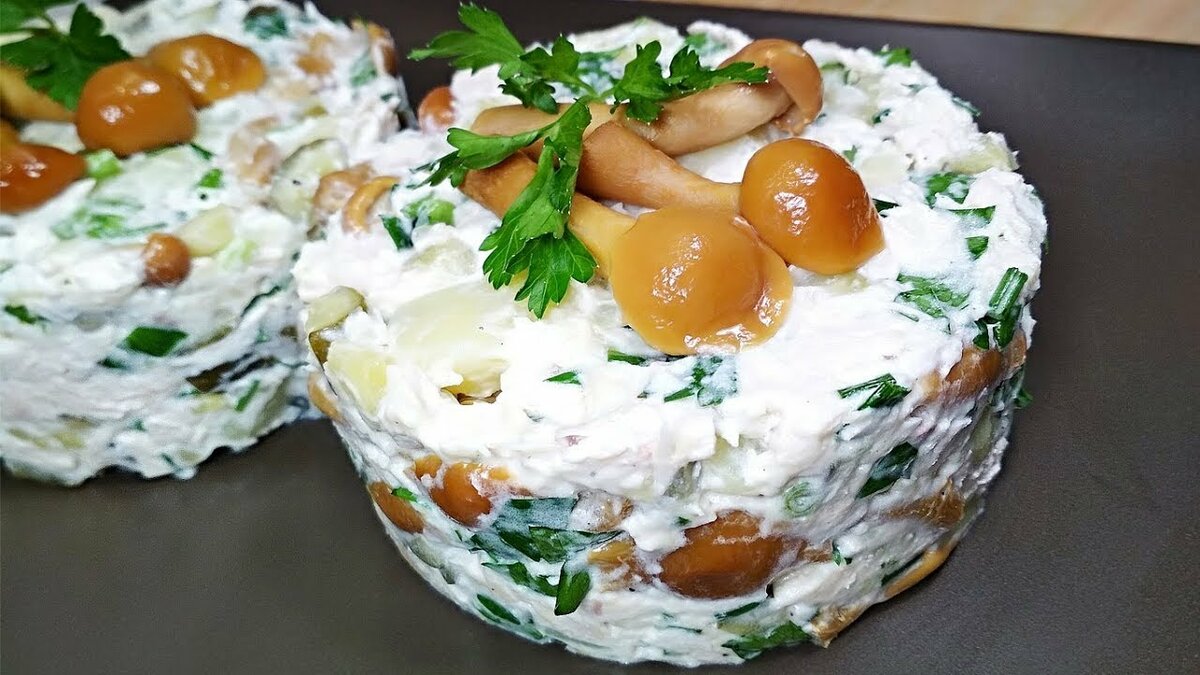 салат грибная поляна фото