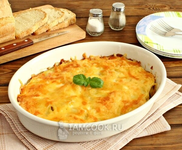 картофельная запеканка фото