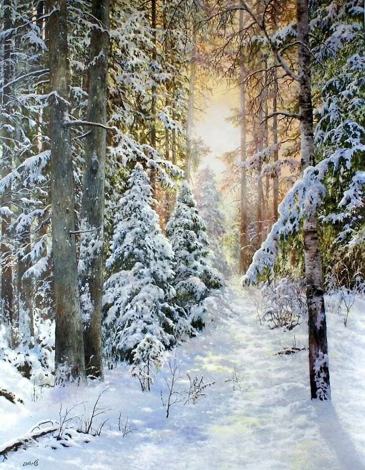 зимние пейзажи сатарова фото