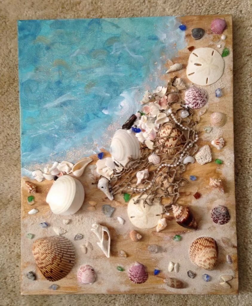Открытки с ракушками своими руками фото