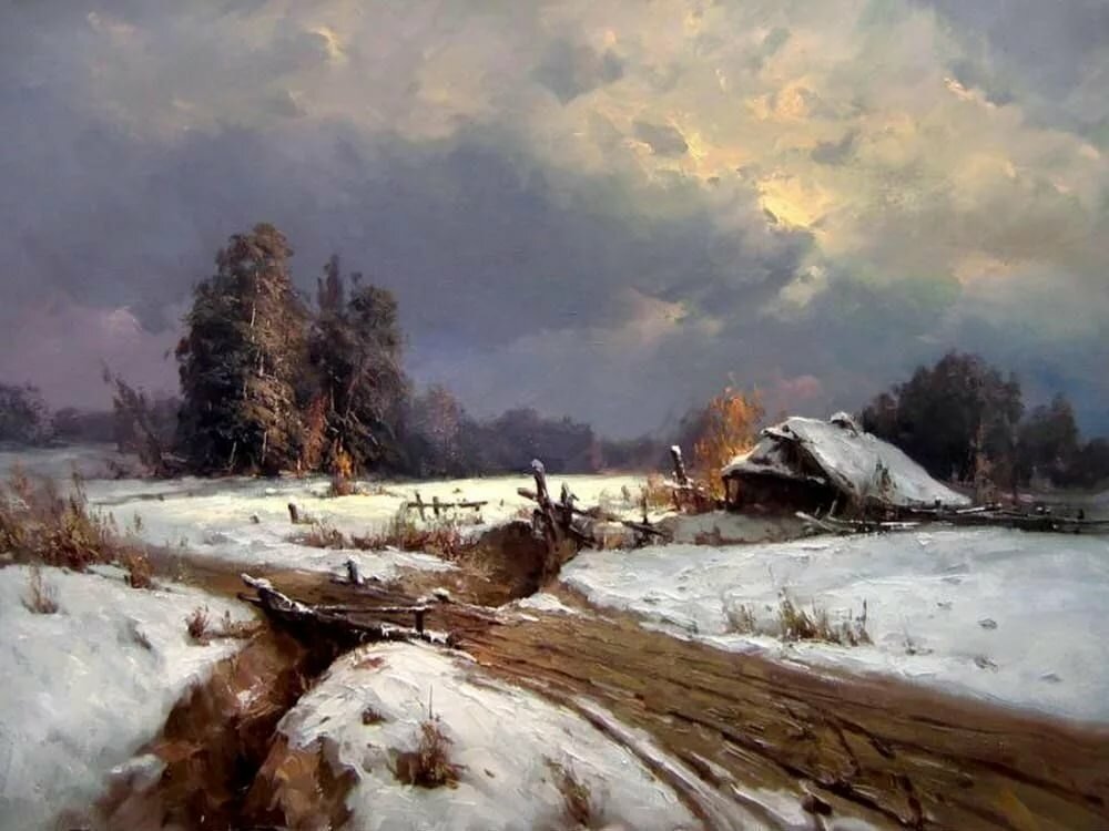 зимние пейзажи прядко фото
