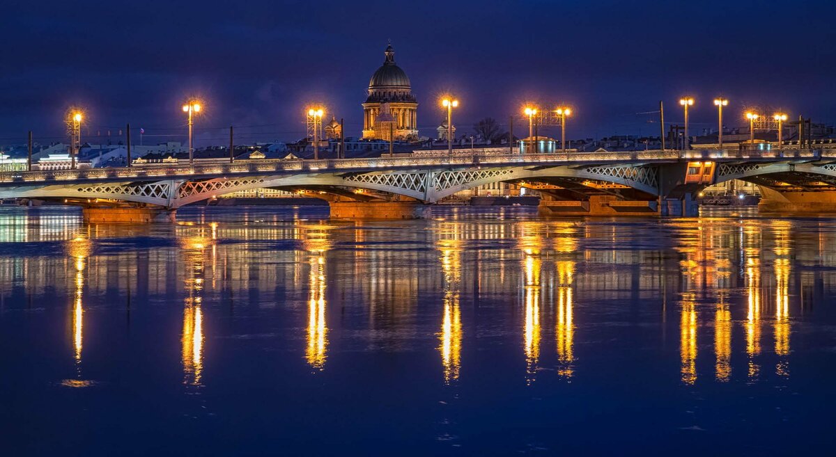 ночной санкт петербург фото