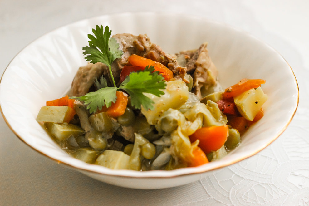рагу с курицей и овощами фото
