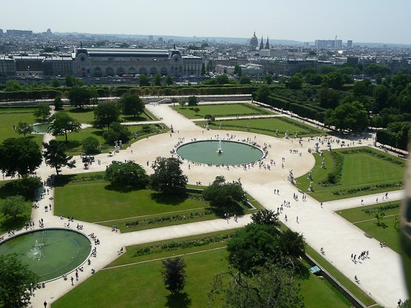 парк тюильри в париже фото