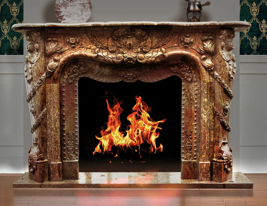 «Камин барокко имеет внешнюю визуальную схожесть с традиционным ...