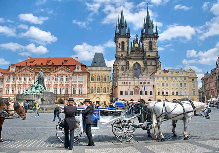 староместская площадь в праге фото