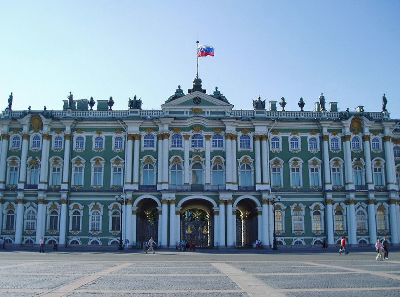 зимний дворец эрмитаж растрелли фото