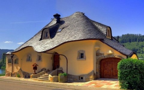 красивая крыша дома фото