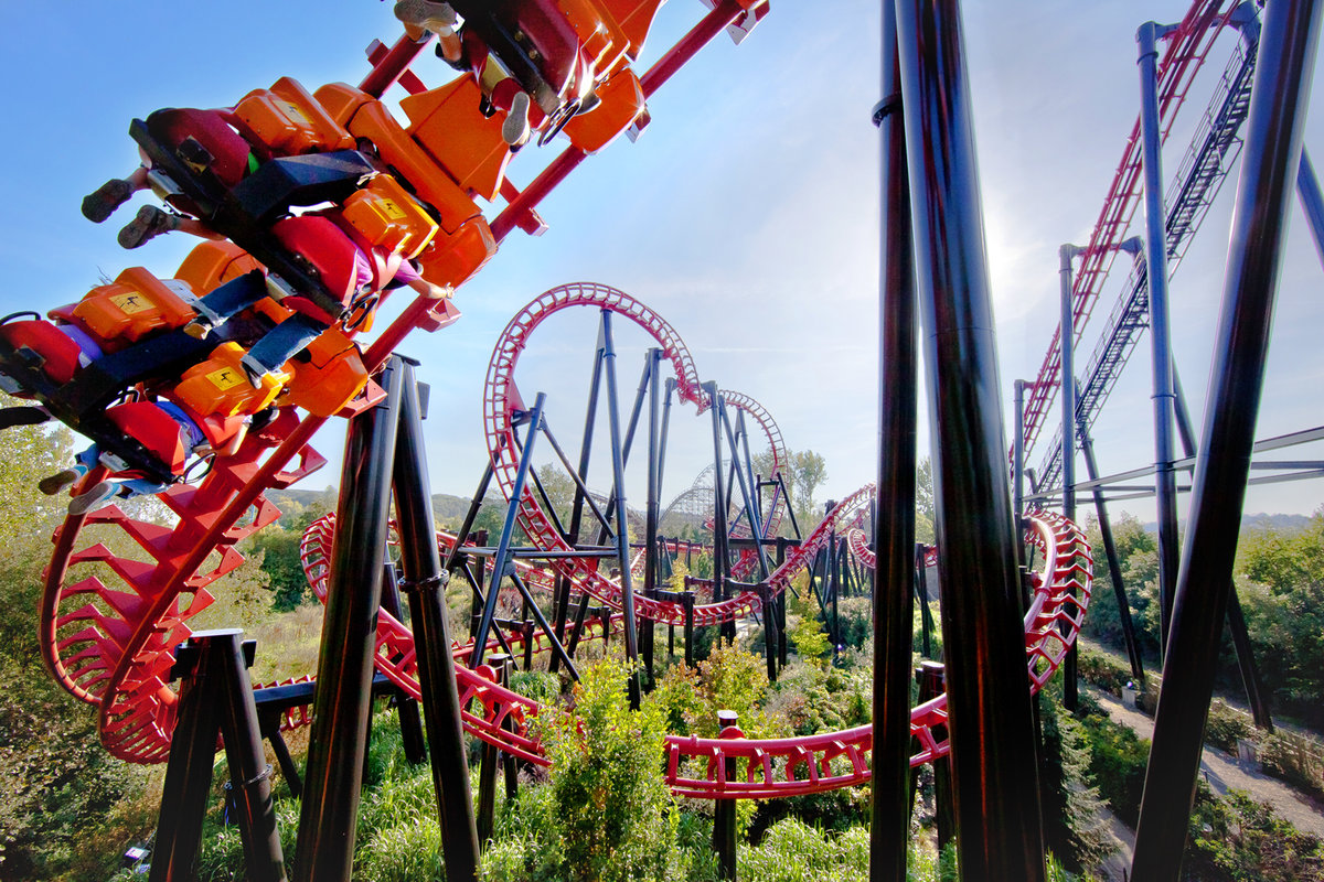 walibi парк аттракционов фото