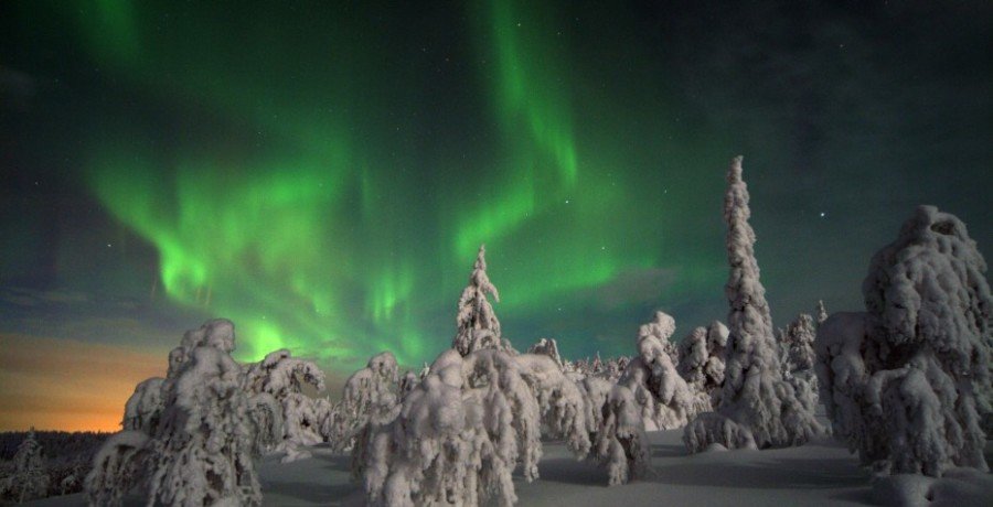 финляндия северное сияние фото