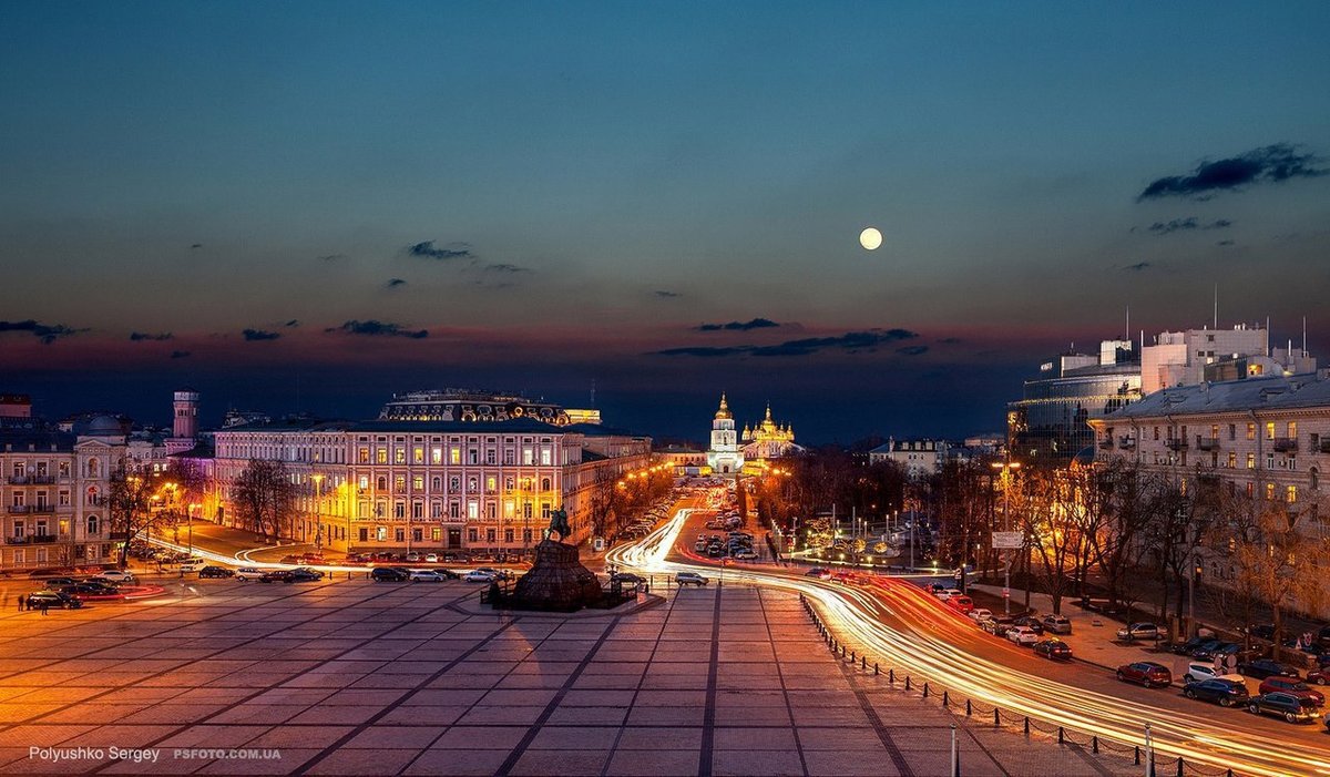 вечерний киев фото